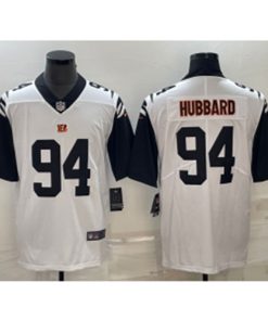 Nike Bengals 94 Sam Hubbard White Color Rush Limited Men Jersey