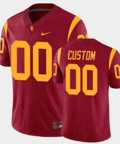 Youth USC Trojans Custom Cardinal College Football Alumni Player Game Jersey