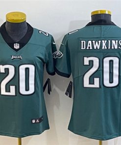 Youth Philadelphia Eagles #20 Brian Dawkins Green Vapor Untouchable Limited Stitched Jersey