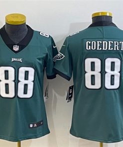 Youth Philadelphia Eagles #88 Dallas Goedert Green Stitched Jersey