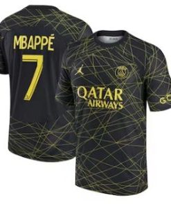 Paris Saint-Germain Jordan Fourth 2022-23 with Mbappé 7 Jersey