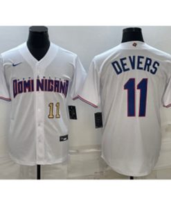 MLB DOMINICAN REPUBLIC 11 Devers World Baseball Classic Men Jersey
