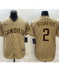 MLB Padres 2 Bogaerts Brown Nike Flexbase Men Jersey