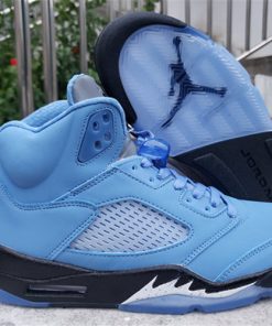 Men's Running Weapon Air Jordan 5 Blue Shoes 065