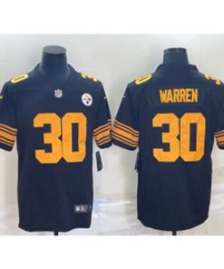 Nike Steelers 30 James Conner Black Color Rush Limited Men Jersey