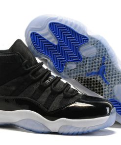 Running Weapon Cheap Air Jordan 11 Black Blue Shoes Retro Men