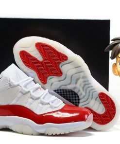 Running Weapon Cheap Air Jordan 11 White Red Shoes Retro Low