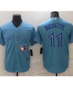 MLB Blue Jays 11 Bo Bichette Blue Cool Base Men Jersey