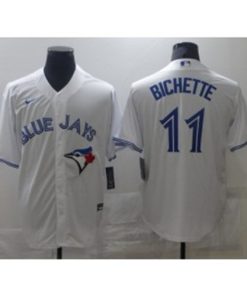 MLB Blue Jays 11 Bo Bichette Blue Cool Base Nike Men Jersey