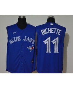 MLB Blue Jays 11 Bo Bichette Royal Nike Cool Base Sleeveless Men Jersey