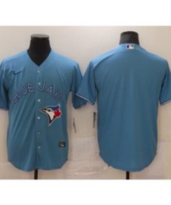 MLB Blue Jays Blank Blue Nike Cool Base Men Jersey
