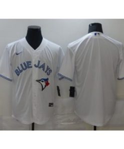 MLB Blue Jays Blank White Nike Cool Base Men Jersey