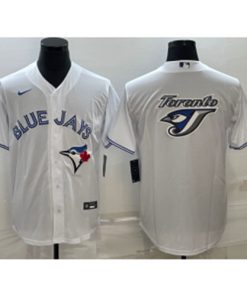 MLB Blue Jays White Blank Baseball Logo Nike Men Jersey