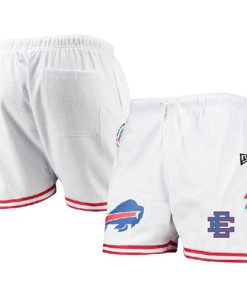 Men's Buffalo Bills Pro White Red Mesh Shorts