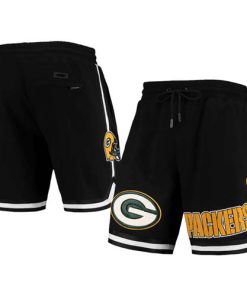 Men's Green Bay Packers Black Shorts