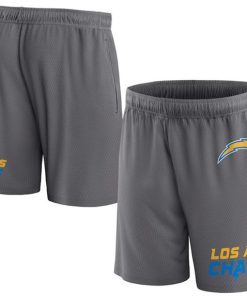 Men's Los Angeles Chargers Gray Shorts