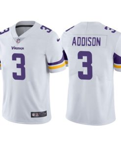 Men's Minnesota Vikings #3 Jordan Addison White Vapor Untouchable Stitched Jersey