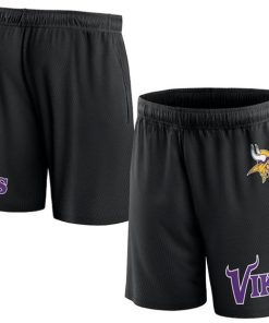 Men's Minnesota Vikings Black Shorts