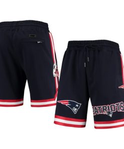 Men's New England Patriots Navy Shorts1