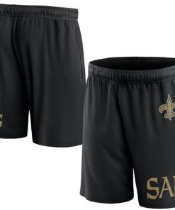 Men's New Orleans Saints Black Shorts