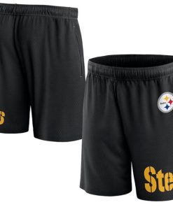Men's Pittsburgh Steelers Black Shorts
