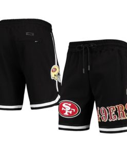 Men's San Francisco 49ers Black Shorts1