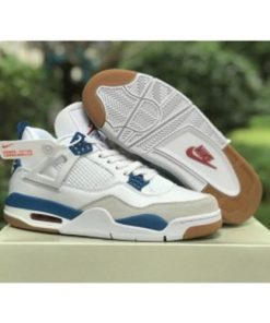 Nike SB x Air Jordan 4 White Black Shoes