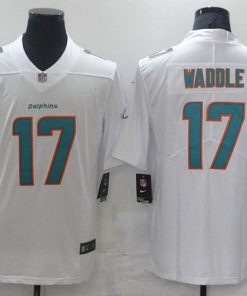 Youth Miami Dolphins #17 Jaylen Waddle White Stitched NFL Jersey