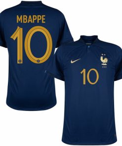 2022 WORLD CUP FRANCE HOME TEAM JERSEY MBAPPE
