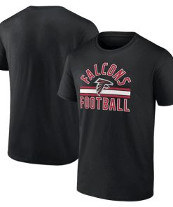 Men's Atlanta Falcons Black Arch Stripe T-Shirt