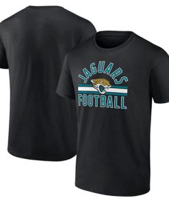 Men's Jacksonville Jaguars Black Arch Stripe T-Shirt