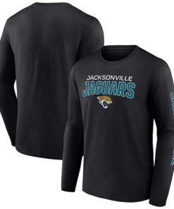 Men's Jacksonville Jaguars Black Go The Distance Long Sleeve T-Shirt