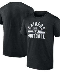 Men's Las Vegas Raiders Black Arch Stripe T-Shirt