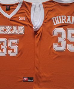 Men's Texas Longhorns #35 Kevin Durant Orange Stitched Jersey