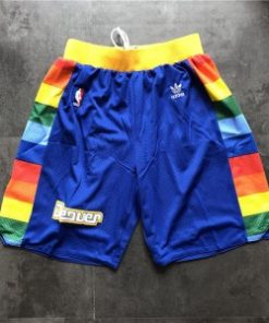 NBA Nugget Retro Blue Shorts