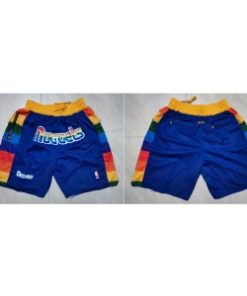 NBA Nuggets Blue Just Don Mesh Shorts