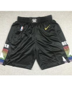 NBA Nuggets City Black Shorts