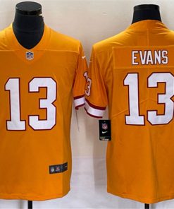 Men's Tampa Bay Buccaneers #13 Mike Evans Orange Vapor Untouchable Limited Stitched Jersey