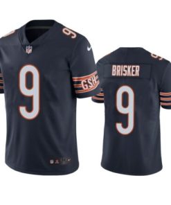 Men's Chicago Bears #9 Jaquan Brisker Navy Vapor untouchable Limited Stitched Jersey
