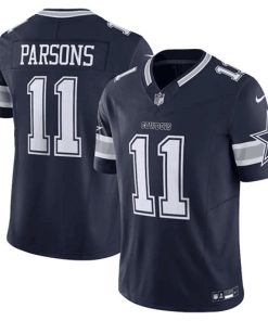 Men's Dallas Cowboys #11 Micah Parsons Navy 2023 F.U.S.E. Limited Stitched Football Jersey
