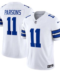 Men's Dallas Cowboys #11 Micah Parsons White 2023 F.U.S.E. Limited Stitched Football Jersey