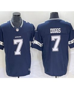 Men's Dallas Cowboys #7 Trevon Diggs Navy 2023 F.U.S.E. Limited Stitched Football Jersey