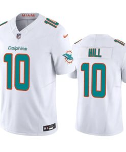 Men's Miami Dolphins #10 Tyreek Hill White 2023 F.U.S.E Vapor Limited Stitched Football Jersey
