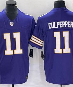 Men's Minnesota Vikings #11 Daunte Culpepper Purple 2023 F.U.S.E. Vapor Untouchable Limited Stitched Jersey