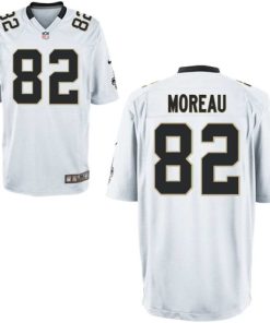 Men's New Orleans Saints #82 Foster Moreau White Vapor Untouchable Limited Stitched NFL Jersey