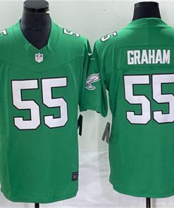 Men's Philadelphia Eagles #55 Brandon Graham Green 2023 F.U.S.E. Vapor Untouchable Stitched Football Jersey