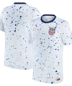 Men's United States Blank White 2023 Home Jersey