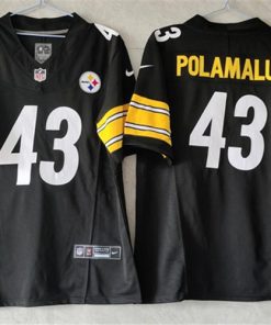 Men's Pittsburgh Steelers #43 Troy Polamalu Black 2023 F.U.S.E. Vapor Untouchable Limited Jersey