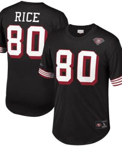 Men's San Francisco 49ers Customized Name and Number Black Stitched Jersey