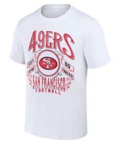 Men's San Francisco 49ers White X Darius Rucker Collection Vintage Football T-Shirt